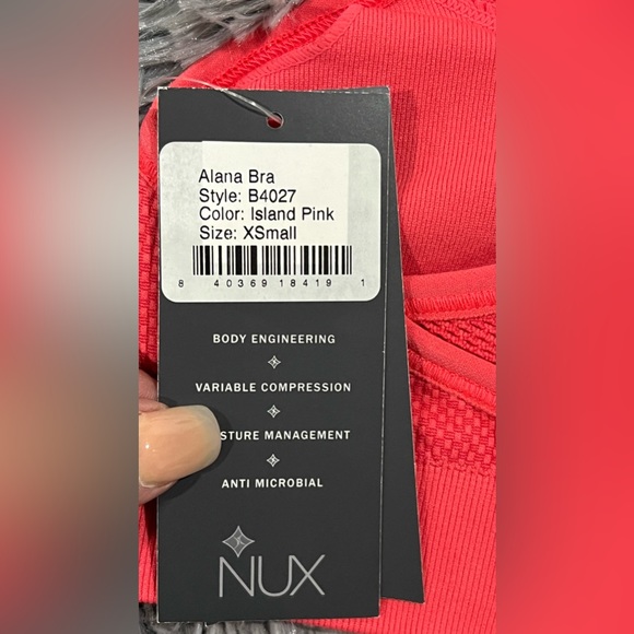 Nux Seamless Alana Bra HOT Pink - Picture 5 of 5